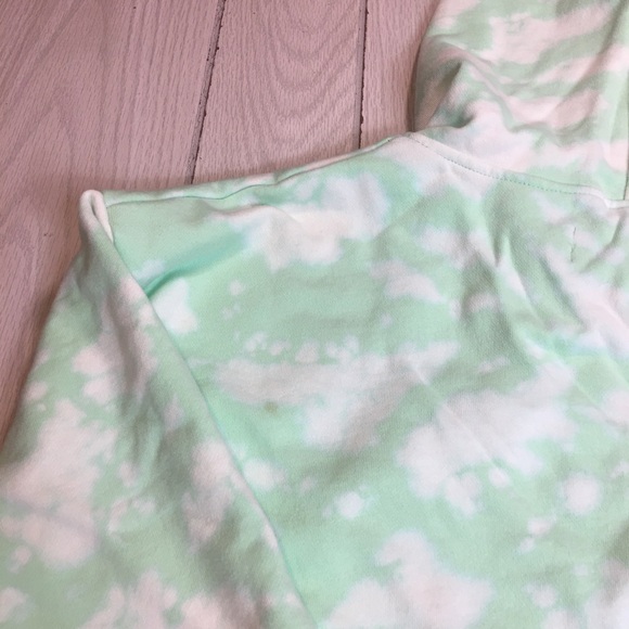 Vie Riche Mens París Hoodie Angel Rose Embroidery  Kangaroo Pocket Green 2XL - Picture 8 of 13